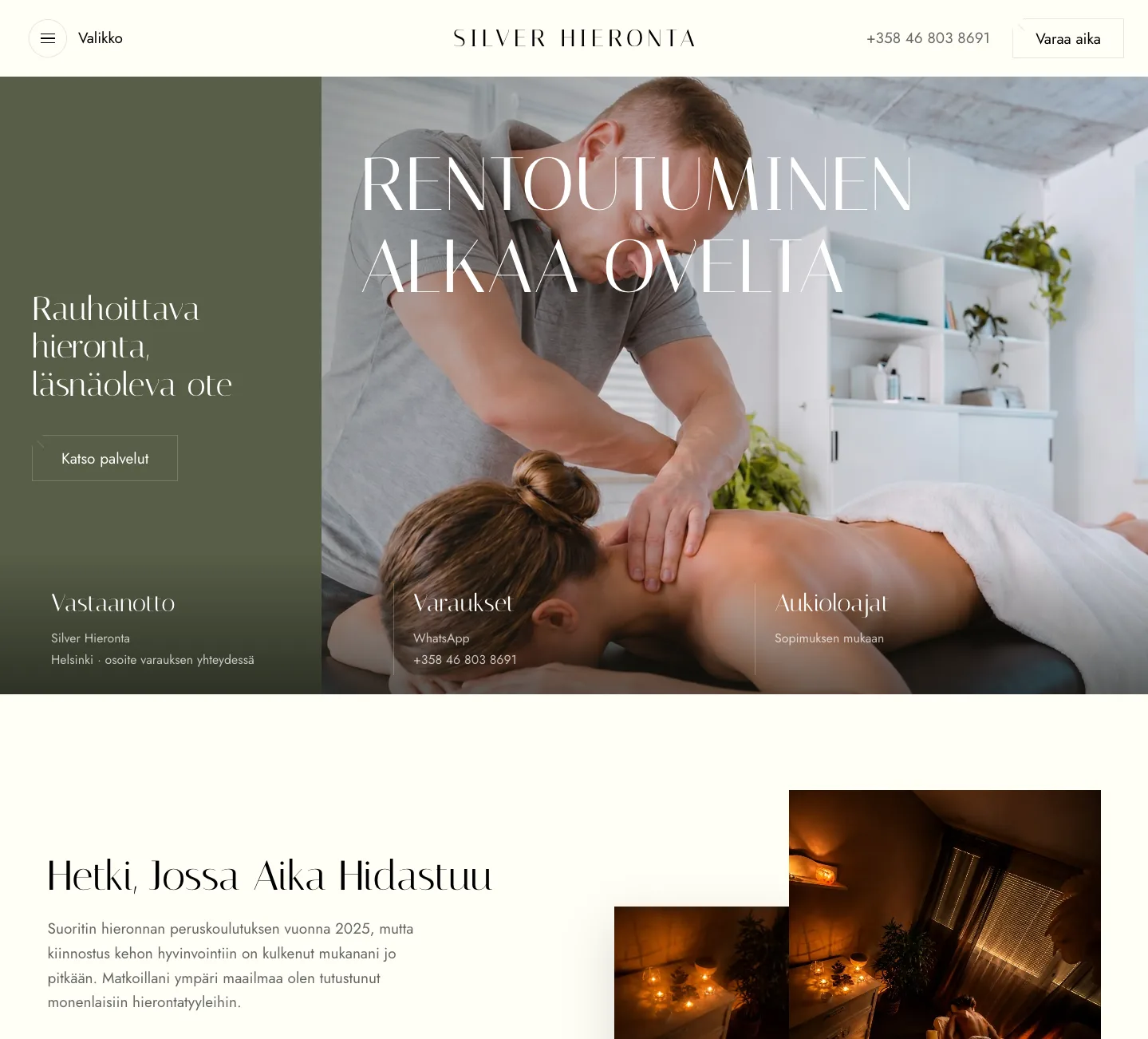 Silver Hieronta, Brand & Booking Site